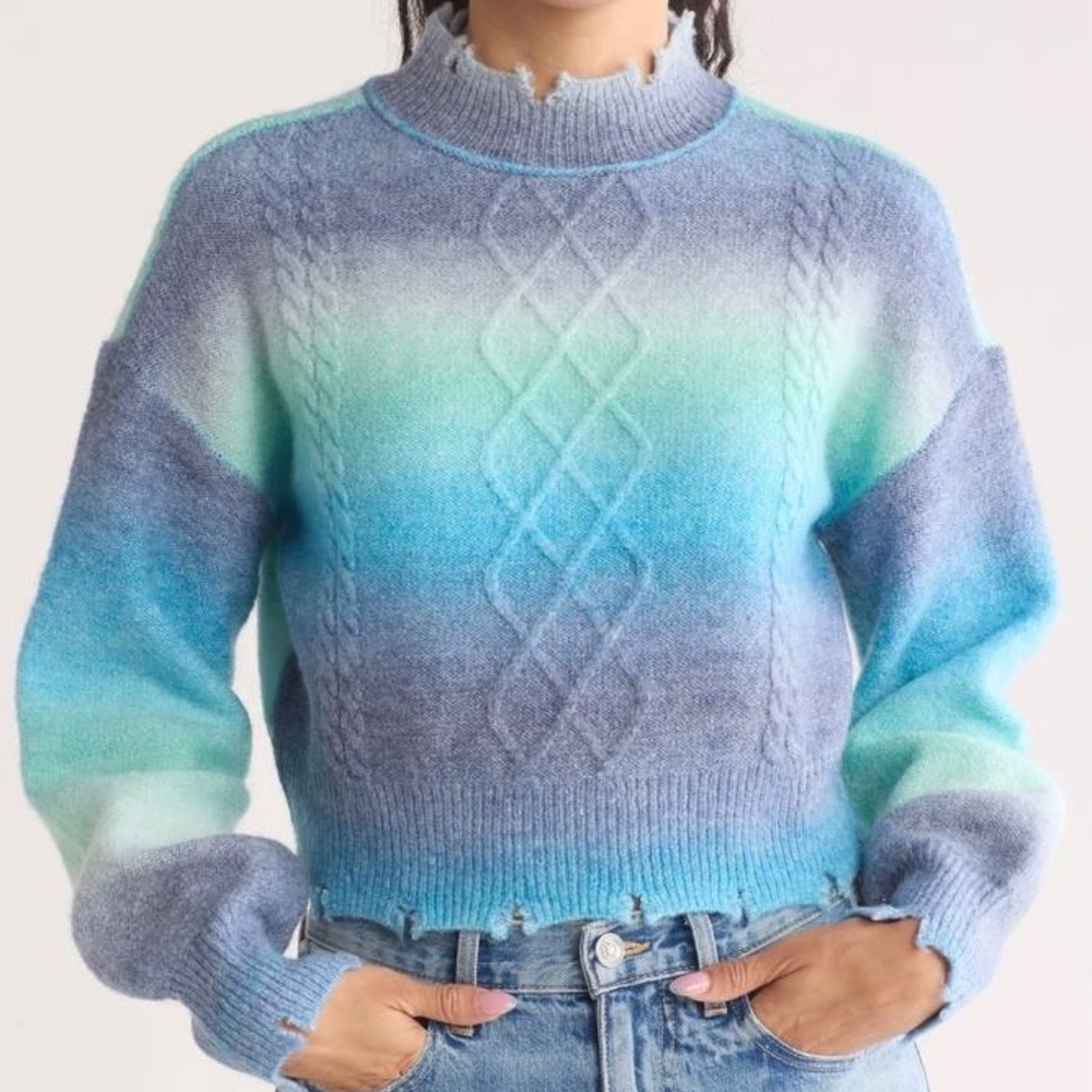 NYC Knits by the Sweater Dept Women’s Space Dye Pullover